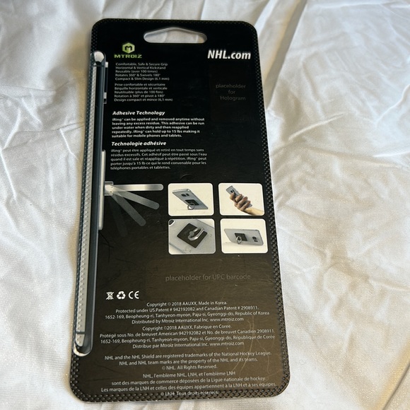 NWT iRing Phone Stand NHL Vegas Golden Knights Ice Hockey Cellphone Grip - Picture 2 of 3
